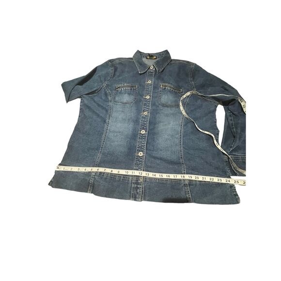 Ashley Stewart Denim Jacket 16W - Picture 5 of 9